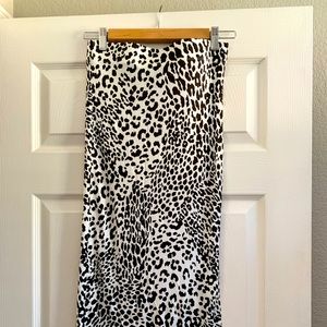 Leopard midi skirt-Vici